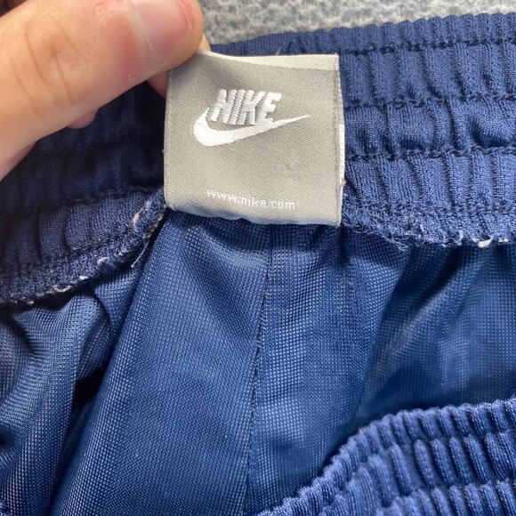 Nike Shorts Mens Size XXL  Blue White Swoosh Active Basketball Gym 10",Pockets - Picture 14 of 15